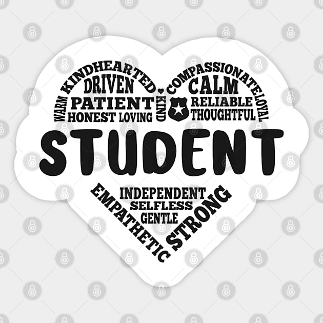 Student love Sticker by SerenityByAlex